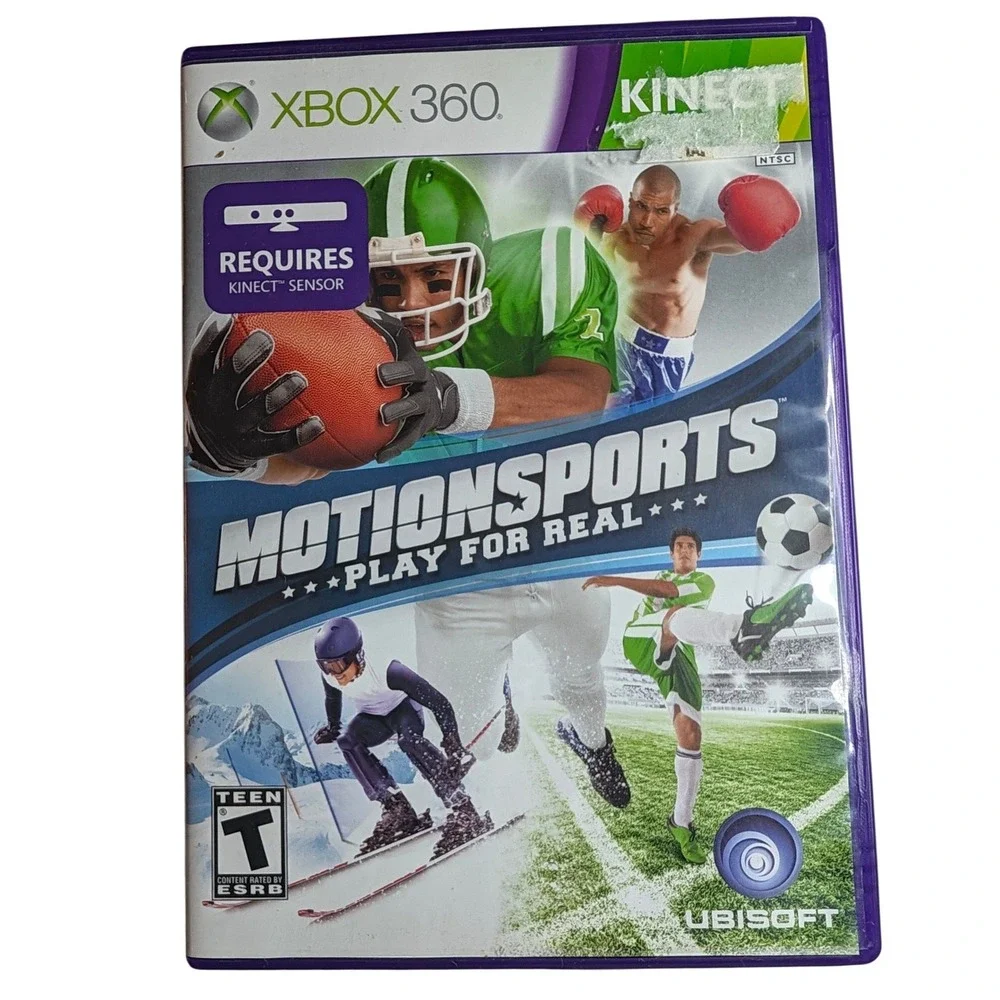MotionSports Play For Real Xbox 360 Kinect Ubisoft Sport Game Football Soccer